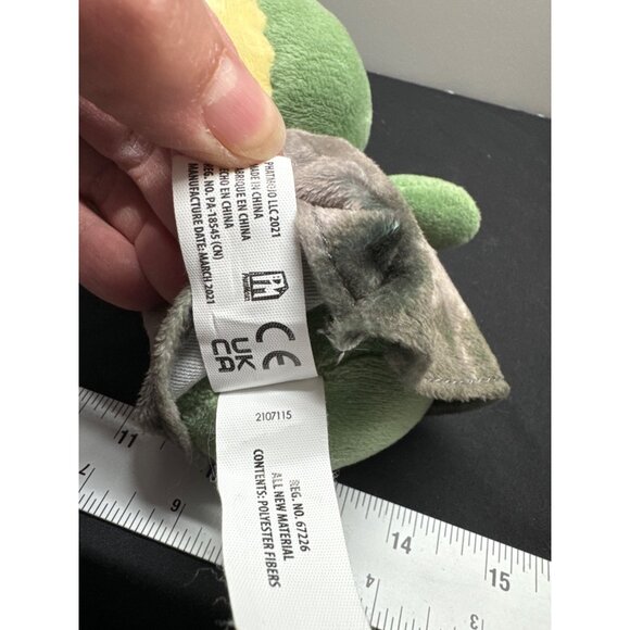 Roblox Mintoon Piggy Plush Toy 6" Green & Yellow Zombie Polyester Stuffed Animal - Picture 4 of 5